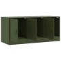 Olive green steel TV cabinet 99x39x44 cm by vidaXL, TV Furniture - Ref: Foro24-841647, Price: 105,71 €, Discount: %