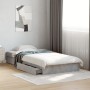 Cama con cajones madera de ingeniería gris hormigón 75x190 cm de vidaXL, Camas y somieres - Ref: Foro24-3280716, Precio: 129,...