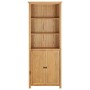 Bookcase with 2 solid oak wood doors 70x30x180 cm by vidaXL, Bookcases and shelves - Ref: Foro24-289179, Price: 342,04 €, Dis...