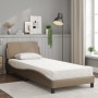 Cama con colchón cuero sintético capuchino 90x200 cm de vidaXL, Camas y somieres - Ref: Foro24-3208341, Precio: 244,99 €, Des...