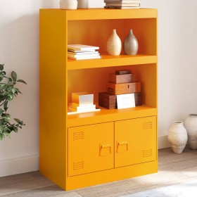 Mustard yellow steel sideboard 67x39x107 cm by vidaXL, Sideboards - Ref: Foro24-841670, Price: 139,99 €, Discount: %