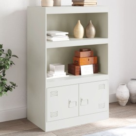 White steel sideboard 67x39x107 cm by vidaXL, Sideboards - Ref: Foro24-841672, Price: 139,99 €, Discount: %