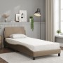 Cama con colchón cuero sintético capuchino 80x200 cm de vidaXL, Camas y somieres - Ref: Foro24-3208301, Precio: 230,34 €, Des...