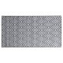 Black and white PP outdoor rug 80x150 cm by vidaXL, Outdoor protectors - Ref: Foro24-310428, Price: 16,43 €, Discount: %