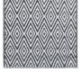 Black and white PP outdoor rug 80x150 cm by vidaXL, Outdoor protectors - Ref: Foro24-310428, Price: 16,43 €, Discount: %