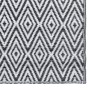 Black and white PP outdoor rug 80x150 cm by vidaXL, Outdoor protectors - Ref: Foro24-310428, Price: 16,43 €, Discount: %