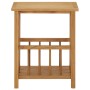 Solid oak wood magazine table 45x35x55 cm by vidaXL, Side tables - Ref: Foro24-289183, Price: 85,20 €, Discount: %