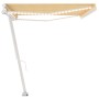 Toldo retráctil manual con LED amarillo y blanco 500x350 cm de vidaXL, Toldos - Ref: Foro24-3069663, Precio: 603,80 €, Descue...