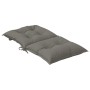 Cushions for low back chair, 2 units, dark gray melange fabric. by vidaXL, Cushions for chairs and sofas - Ref: Foro24-400238...