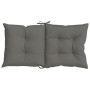 Cushions for low back chair, 2 units, dark gray melange fabric. by vidaXL, Cushions for chairs and sofas - Ref: Foro24-400238...