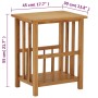 Solid oak wood magazine table 45x35x55 cm by vidaXL, Side tables - Ref: Foro24-289183, Price: 85,20 €, Discount: %