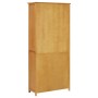 Shelving unit with 4 solid oak wood and glass doors 80x35x180 cm by vidaXL, Bookcases and shelves - Ref: Foro24-289181, Price...