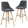 Kitchen stools 2 units dark gray velvet by vidaXL, Kitchen stools - Ref: Foro24-289555, Price: 187,08 €, Discount: %