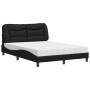 Cama con colchón cuero sintético negro 120x200 cm de vidaXL, Camas y somieres - Ref: Foro24-3208710, Precio: 364,99 €, Descue...