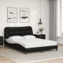 Cama con colchón cuero sintético negro 120x200 cm de vidaXL, Camas y somieres - Ref: Foro24-3208710, Precio: 364,99 €, Descue...