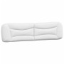 Cama con colchón cuero sintético blanco 200x200 cm de vidaXL, Camas y somieres - Ref: Foro24-3208746, Precio: 521,20 €, Descu...