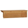 Perchero de madera maciza de roble 60x16x16 cm de vidaXL, Percheros para sombreros y abrigos - Ref: Foro24-289191, Precio: 67...