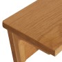 Perchero de madera maciza de roble 60x16x16 cm de vidaXL, Percheros para sombreros y abrigos - Ref: Foro24-289191, Precio: 67...