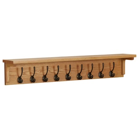 Solid oak wood coat rack 90x16x16 cm by vidaXL, Hat and coat racks - Ref: Foro24-289192, Price: 91,43 €, Discount: %