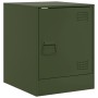 Bedside tables 2 units olive green steel 34.5x39x44 cm by vidaXL, Nightstands - Ref: Foro24-841616, Price: 83,66 €, Discount: %