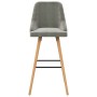 Light gray velvet kitchen stools, set of 2 units. by vidaXL, Kitchen stools - Ref: Foro24-289464, Price: 191,36 €, Discount: %