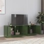 TV furniture 2 units olive green steel 67x39x44 cm by vidaXL, TV Furniture - Ref: Foro24-841640, Price: 143,23 €, Discount: %