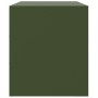 TV furniture 2 units olive green steel 67x39x44 cm by vidaXL, TV Furniture - Ref: Foro24-841640, Price: 143,99 €, Discount: %