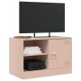 Muebles para TV 2 unidades acero rosa 67x39x44 cm de vidaXL, Muebles TV - Ref: Foro24-841694, Precio: 142,11 €, Descuento: %