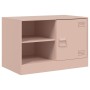 Muebles para TV 2 unidades acero rosa 67x39x44 cm de vidaXL, Muebles TV - Ref: Foro24-841694, Precio: 142,11 €, Descuento: %