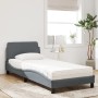 Bed with dark gray velvet mattress 90x190 cm by vidaXL, Beds and slatted bases - Ref: Foro24-3208312, Price: 229,99 €, Discou...