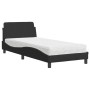 Cama con colchón terciopelo negro 90x200 cm de vidaXL, Camas y somieres - Ref: Foro24-3208333, Precio: 242,27 €, Descuento: %