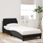 Cama con colchón terciopelo negro 90x200 cm de vidaXL, Camas y somieres - Ref: Foro24-3208333, Precio: 242,27 €, Descuento: %