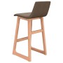 Kitchen stools 2 units brown fabric by vidaXL, Kitchen stools - Ref: Foro24-289400, Price: 149,05 €, Discount: %