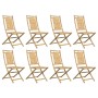 Folding garden chairs 8 units bamboo 46x66x99 cm by vidaXL, Garden chairs - Ref: Foro24-3278513, Price: 629,66 €, Discount: %