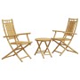 Garden table and chairs set, 3 pieces, bamboo by vidaXL, Garden sets - Ref: Foro24-3278532, Price: 216,66 €, Discount: %