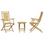 Garden table and chairs set, 3 pieces, bamboo by vidaXL, Garden sets - Ref: Foro24-3278532, Price: 216,66 €, Discount: %