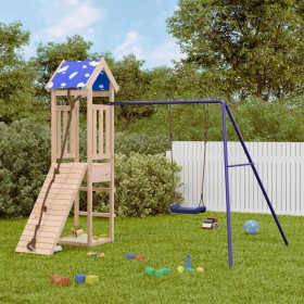 Spielplatz im Freien aus massivem Zirbenholz von vidaXL, Schaukeln und Spielgeräte - Ref: Foro24-3278947, Preis: 236,37 €, Ra...