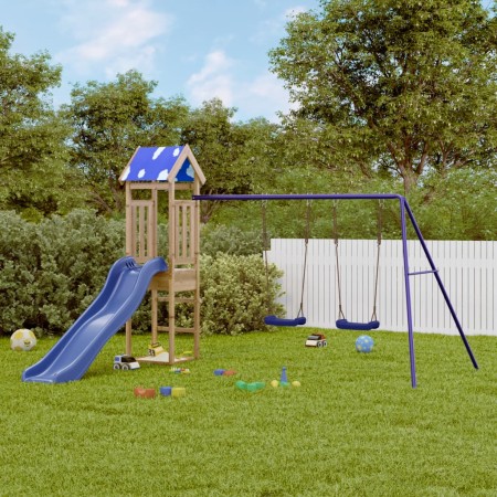 Spielplatz im Freien imprägniertes Kiefernholz von vidaXL, Schaukeln und Spielgeräte - Ref: Foro24-3278958, Preis: 279,28 €, ...