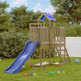 Outdoor playground made of impregnated pine wood by vidaXL, Swings and play structures - Ref: Foro24-3278964, Price: 362,99 €...