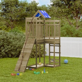 Spielplatz im Freien imprägniertes Kiefernholz von vidaXL, Schaukeln und Spielgeräte - Ref: Foro24-3278991, Preis: 389,99 €, ...