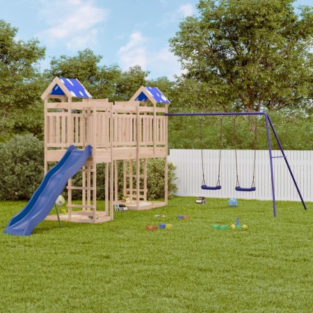 Outdoor playground made of solid pine wood by vidaXL, Swings and play structures - Ref: Foro24-3279004, Price: 862,99 €, Disc...