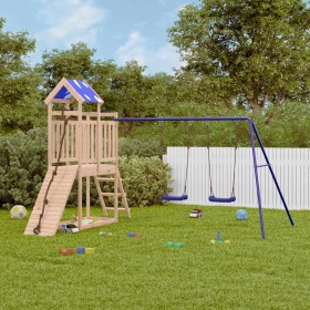 Spielplatz im Freien aus massivem Zirbenholz von vidaXL, Schaukeln und Spielgeräte - Ref: Foro24-3279073, Preis: 324,99 €, Ra...