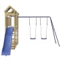 Outdoor playground made of impregnated pine wood by vidaXL, Swings and play structures - Ref: Foro24-3279108, Price: 671,99 €...