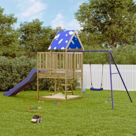 Outdoor playground made of impregnated pine wood by vidaXL, Swings and play structures - Ref: Foro24-3279207, Price: 455,99 €...