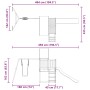 Spielplatz im Freien imprägniertes Kiefernholz von vidaXL, Schaukeln und Spielgeräte - Ref: Foro24-3279207, Preis: 455,71 €, ...