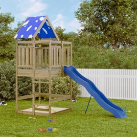 Outdoor playground made of impregnated pine wood by vidaXL, Swings and play structures - Ref: Foro24-3279213, Price: 417,99 €...