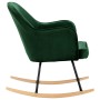 Dark Green Velvet Dining Chair by vidaXL, Rocking chairs - Ref: Foro24-289520, Price: 128,44 €, Discount: %