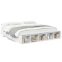 Estructura de cama madera de ingeniería blanca 200x200 cm de vidaXL, Camas y somieres - Ref: Foro24-3280538, Precio: 172,52 €...