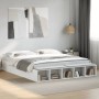 Estructura de cama madera de ingeniería blanca 200x200 cm de vidaXL, Camas y somieres - Ref: Foro24-3280538, Precio: 172,52 €...