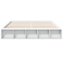 Estructura de cama madera de ingeniería blanca 200x200 cm de vidaXL, Camas y somieres - Ref: Foro24-3280538, Precio: 172,52 €...